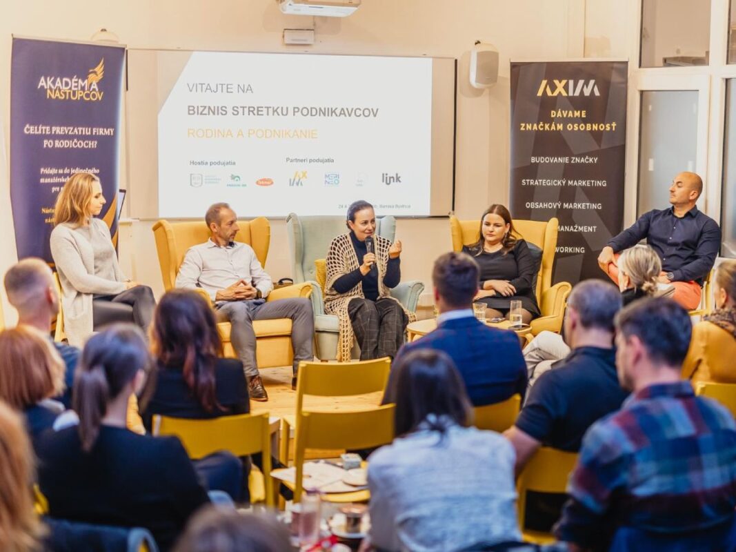 Pozrite si našu diskusiu o rodinných firmách s Erikou Matwij a Lindou Vaculčíkovou z Inštitútu rodinného biznisu.